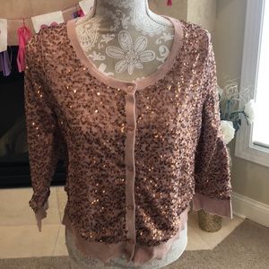 American Eagle Sequin Cardigan